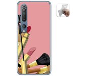 Tumundosmartphone Funda Gel Tpu para Xiaomi Mi 10 / Mi 10 Pro diseño Brochas Dibujos