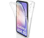 Funda Para Samsung A54 A53 A34 A72 A33 A32 A14 A22 A13 A12 4G 5G S21 S22 Plus Ultra Doble Cobertura 360 Transparente Carcasa Híbrida Delantera Flexible + Trasera Rígida Anti golpes Antiarañazos Absorbe Impactos Ajuste Perfecto Envío Desde España