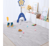 Interlocking Wood Grain Puzzle Floor Foam Carpet: Thick and Durable Playmat for Baby, Easy to Clean and Assemble 30*30cm