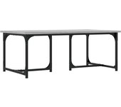 vidaXL Mesa de centro madera contrachapada 90x50x35 cm Negro, Roble Sonoma, Roble ahumado Mesita de Salón o Comedor o Auxiliar Mesa de Café Meuble Salón
