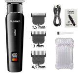 Kemei KM-2290 KM-1113 KM-2026 professional Electric hair clipper kit Men's Shaver Cordless Barber Hair Trimmer USB beard Razor