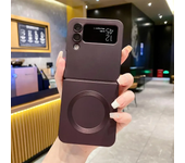 Magnetic Wireless Charge Magsafe Case for Samsung Galaxy Z Flip6 Flip5 Flip4 3 5g Matte Silicone Back Cover Zflip Flip 6 5 4 3