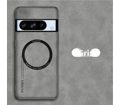 For Google Pixel 9 Pro 8 7 6 Case Soft PU Skin With Magnetic Protective Back Cover Case For Google Pixel 8A 7A 6A Phone Shell