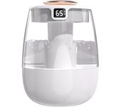 Deshumidificador Humidificador de Doble Rociador, 1L Silencioso con Pantalla Digital USB y 2 Modos de Niebla & Luz Nocturna para Coche, Oficina, Hogar y Habitación