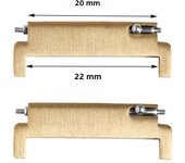 2pcs Metal Connector Quick Release Pin Adapter for Samsung Galaxy Watch 3 Strap Watchband Spring Bar Smart Watch Strap Accessory