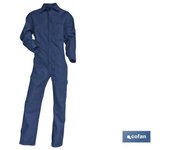 Mono de trabajo tesla 245gms/m azul marino t-xxl