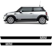 Pegatinas para Coche Franja Lateral MINI compatibles con Mini Cooper
