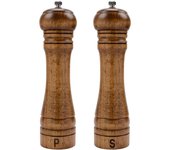 Molinillo de Sal y Pimienta de Madera with Núcleo de Cerámica - 8 Pulseras