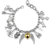 Conjunto de joyas con pulseras con dijes espaciales elegantes, pulsera ajustable con temática de magia, regalo de cumpleaños para niñas, mujeres y niños