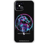 Funda original compatible con iPhone 12 o 12 Pro con un diseño de Mortal Kombat Logo Ice