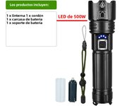 Most Powerful LED Flashlight Rechargeable Torch Lighting 1500M Tactical Lantern Ultra Powerful Flashlight With Usb Charging