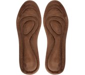 Plantilla cálida para hombres y mujeres Plantilla de lana cómoda y transpirable Lana suave y esponjosa insertada en zapatos de cuero de invierno