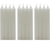 Zimmy - Velas Cilíndricas de Mesa 17.5 cm - 100% Parafina y Mecha de Algodón, Sin Perfume - Variedad de Colores