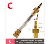 Extension Wand Lance 1/4" With Nozzle Adaptors For Pressure Car Washer Gun For Karcher Interskol Lavor Stihl Nilfisk