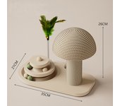 New Pet Cat Toy Cat Turntable Funny Cat Scrapers Tower Durable Sisal Scratching Board Tree cat Grab Post Cat Supplies