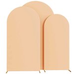 Wedding Arch Cover  Arch Backdrop Cover Spandex Fitted Arch Cover for Wedding Birthday Festival Party （Without Shelf）
