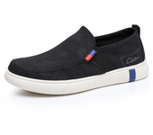 Zapatos de hombre, zapatos planos de verano, zapatos cómodos antideslizantes para hombre, zapatos deportivos informales de moda que combinan con todo de Color sólido para hombre