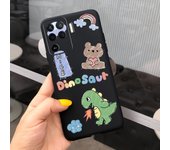 For Oppo A94 4G Case Oppo A94 5G Back Cover Shockproof Matte Luxury Soft TPU Silicone Bumper Shell On OppoA94 5G Black Rose Capa