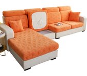 Cubierta de sofá grueso, cubierta protectora de cojín de sofá de peluche, cubierta de cojín de respaldo, cubierta de almohada