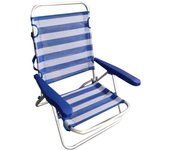 Silla plegable camping Tipo Tumbona  de mentira antivuelco y multiposición