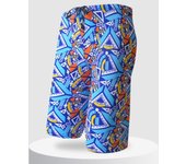 Men's swimming shorts, coconut tree printed beach clothing, raincoat, quick drying