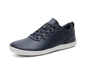 Wide Toe Box Barefoot Shoes for Women Men PU Leather Casual Shoes Zero Drop Dress Sneakers Outdoor Men Walking Shoes