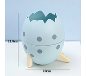 Cute Dinosaur Egg Detachable Pen Holder Organizer Pencil Pot Container Stationery Office Desktop Ornament Storage Box Kids Gift