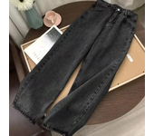 2025 New Style Women's Straight-Leg High-Waisted Jeans Loose Fit Vintage Wide-Leg BF Trendy Casual Drag-Leg Pants