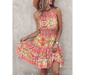 Verano para Mujeres Vestido de Moda Femenina