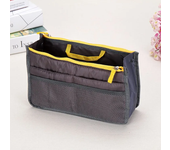 Multi Functional Large Capacity Makeup Bag Portable Double Zipper Toiletries Travel Storage Bag Mommy Bag Multi Pocket Cosmetic