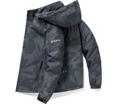 2024 Outdoors Hike Mountaineering Suit Man Tops Winter Windproof Removable Hat Coats New Camouflage Charge Clothes Jackets Man