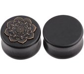 Alisouy 2 PC New Wood Ear Plugs Gauges Earrings Women Men Flesh Tunnel Expander Piercing Stretcher Body Piercing Jewelry