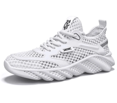 Zapatillas de deporte a la moda para hombre, zapatillas ligeras para correr, zapatillas de deporte de marca de malla de verano 2025, calzado informal transpirable, tenis cómodos para hombre