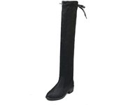Botas Por Encima De La Rodilla Para Mujer, Botas De Cuero Botas Ajustadas