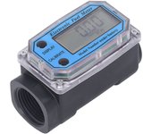 Escáneres y probadores, medidor de flujo de combustible de turbina electrónica de 1,3 pulgadas, medidor de combustible de engranajes con pantalla digital con batería de 2,3 a 3,3 V