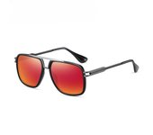Nuevas gafas de sol polarizadas para conducir, gafas de sol con decoloración anti-ultravioleta de metal para hombres de moda