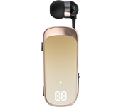 K65 Lavalier Business Bluetooth Headset Talk/Music Time 20 Hours LED Digital Display Noice Cancelling Wireless Earphones
