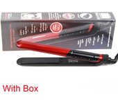 Professional 2in 1 Hair Straightener Iron Fast Warm-up LED Display Ceramic Coating Heating Plate Hair Straight Flat Iron Curl