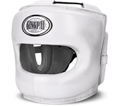 Casco de boxeo grueso de cobertura total para hombres y mujeres, protector de cabeza para entrenamiento de kárate.