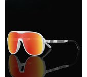 Nuevas gafas de sol de una pieza, gafas de sol deportivas al aire libre de montura grande, gafas de sol polarizadas coloridas para ciclismo