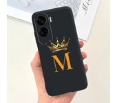 For Honor 90 Lite 5G Case Luxury Crown Letters Silicone Soft TPU Protective Cover For Honor 90 Lite 2023 CRT-NX1 Shockproof Case