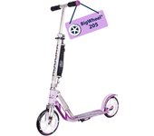 HUDORA BigWheel Scooter 205 I Scooter Robusto de Aluminio I Scooter Urbano Regulable en Altura y Plegable I Scooter para niños y Adultos de hasta 100 kg I Scooter a Pedales con Pata de Cabra