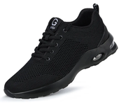 35-50 Zapatos De Trabajo Con Cojín De Aire Para Hombres, Zapatos De Seguridad Antigolpes Con Punta De Acero A Prueba De Perforaciones, Zapatillas De Deporte, Calzado Masculino