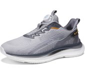 Zapatos de malla de seda de pescado, zapatillas para correr con amortiguación y hebilla giratoria para hombres y mujeres