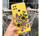 For Xiaomi Redmi 10c Case 6.74" 2022 220333QBI Women Sunflowers Candy Cover Shockproof Redmi 10c nfc 10 c Silicone TPU Soft Etui