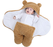 Baby Holding Suit Infant Hooded Snowsuit Warm Jumpsuit Rompers Outerwear Khaki