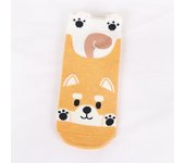 Cute Dog Cartoon Super Soft Boat Socks Korean Cartoon Comfortable Breathable Odorless Pure Cotton Socks Women