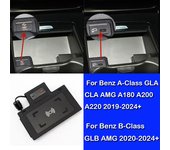 Car Wireless Charger For Mercedes Benz GLA CLA GLB AMG A-Class B-Class  Accessories Modification 15w Fast Phone Charging Plate