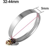 Stainless Steel Hose Clamps Hose Fuel Hose Clip Durable Anti-oxidation Pipe Clamp Pipe Clip Car Fuel Hose