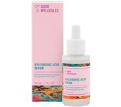 Good Molecules Hyaluronic Acid Serum Hydrating, Non-greasy formula to Moisturize, Plump - 1% HA, Anti-aging, Water-Based